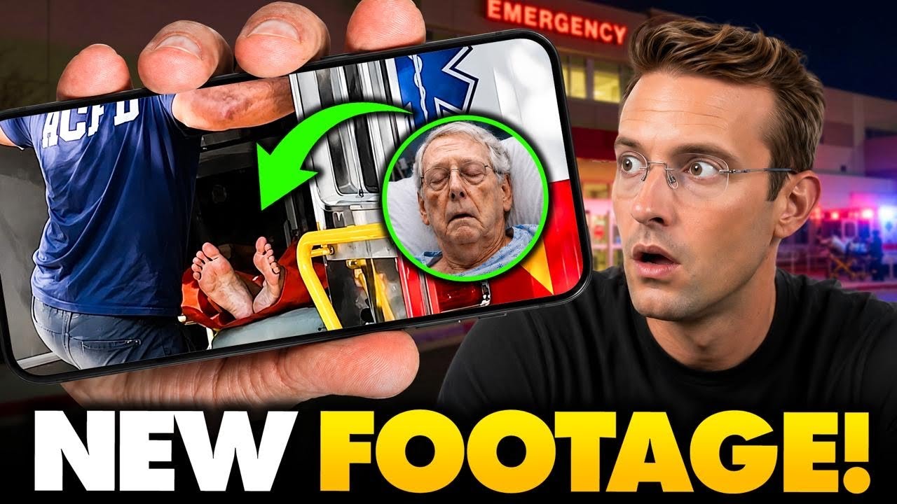 🚨FOOTAGE Released of 'Lifeless' Mitch McConnell DRAGGED Out of House in Stretcher: 'This is Bad'
