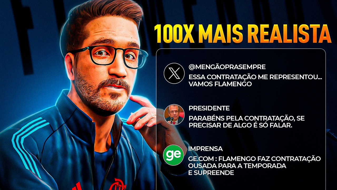 Sua CARREIRA 100x MAIS REALISTA, em QUALQUER jogo!