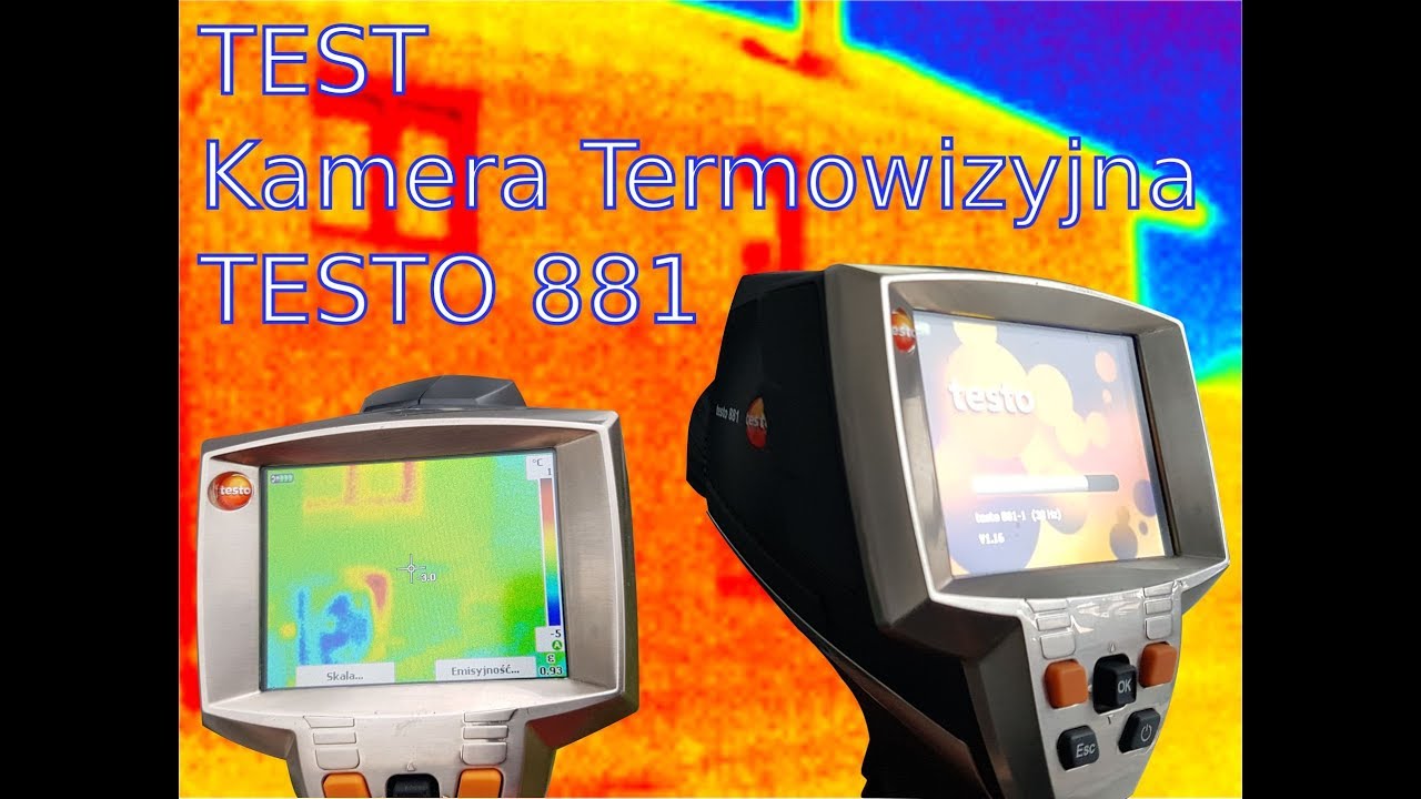 TEST KAMERA TERMOWIZYJNA TESTO 881 Badanie termowizyjne domu