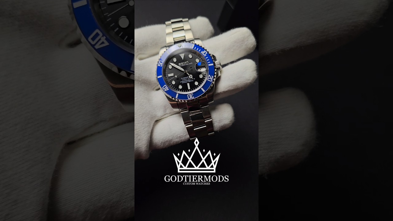 Seiko Cookie Monster Submariner Mod #seikomod
