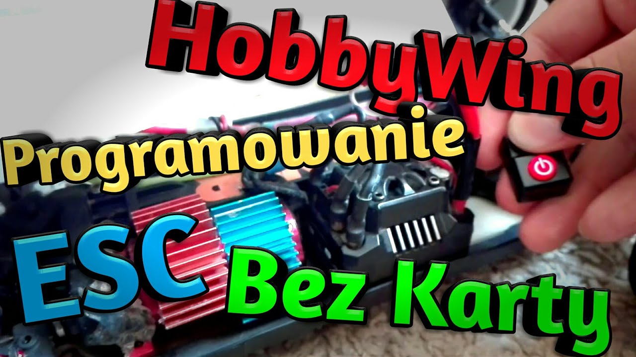 HobbyWing  programowanie bez karty  Max10 LC Racing WP QuickRun *za pomocą przycisku* PL Po Polsku