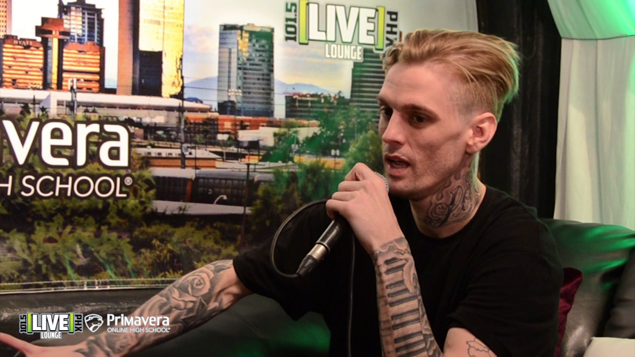 Aaron Carter - Natasha Castles LIVE 101.5