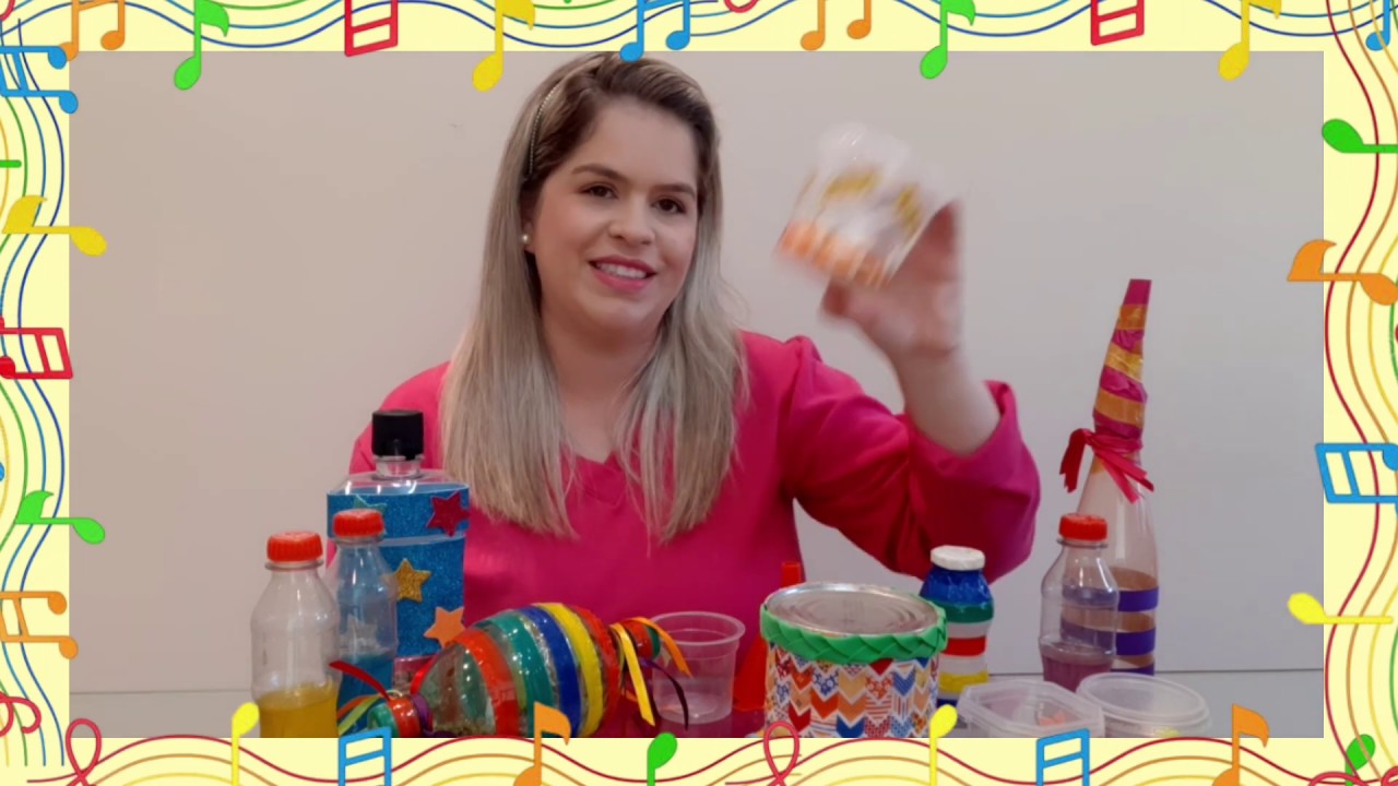 CONFECÇÃO DE INSTUMENTOS MUSICAIS DE SUCATA / EDUCAÇÃO INFANTIL