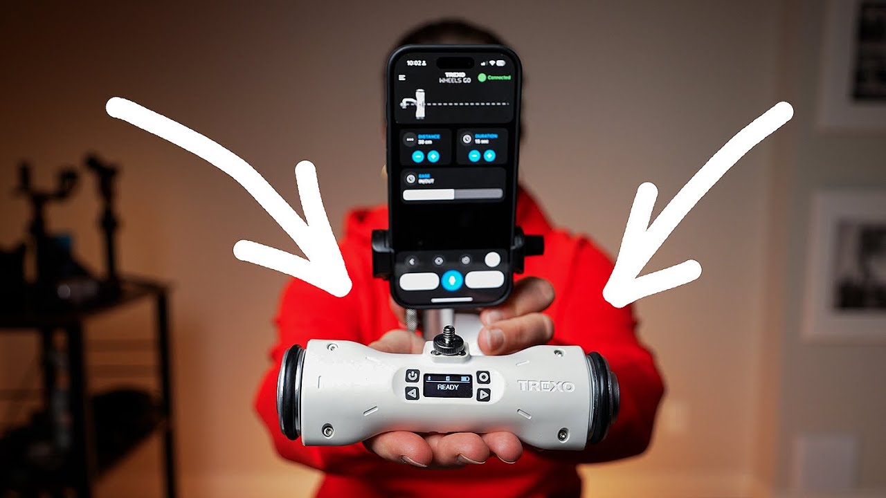 TREXO WHEELS GO | World's first AI-Powered Table Top Camera Dolly