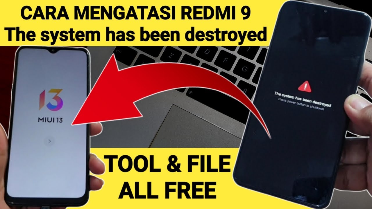 Cara Mengatasi Redmi 9 The system has been destroyed