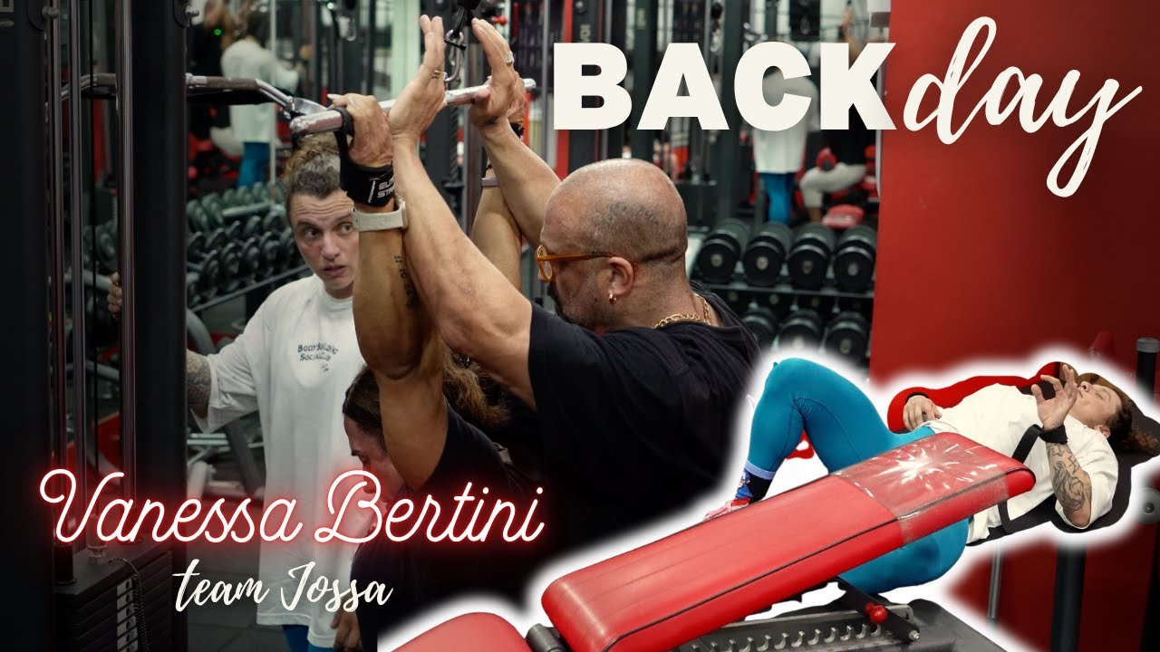 Allenamento Back day con Vanessa Bertini | Team Jossa 🔥💪