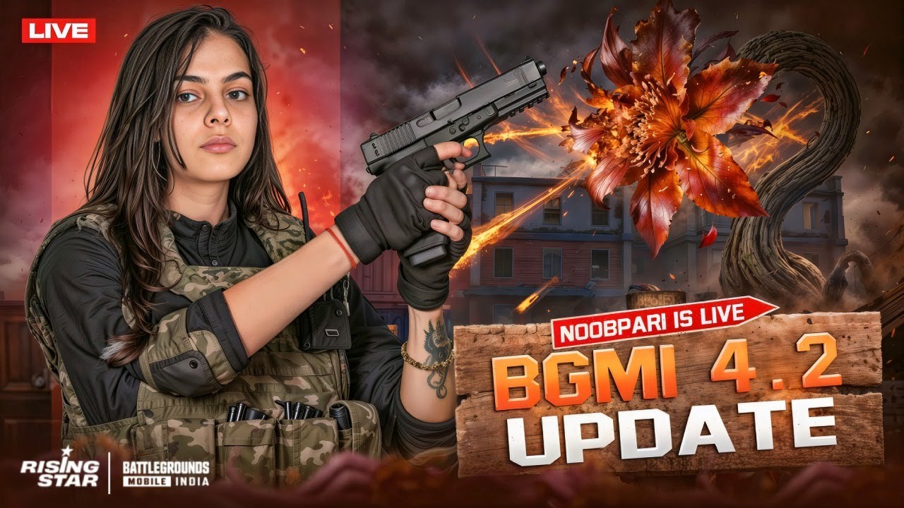 {vertical} NEW 4.2 UPDATE BGMI LIVE 🥵| 