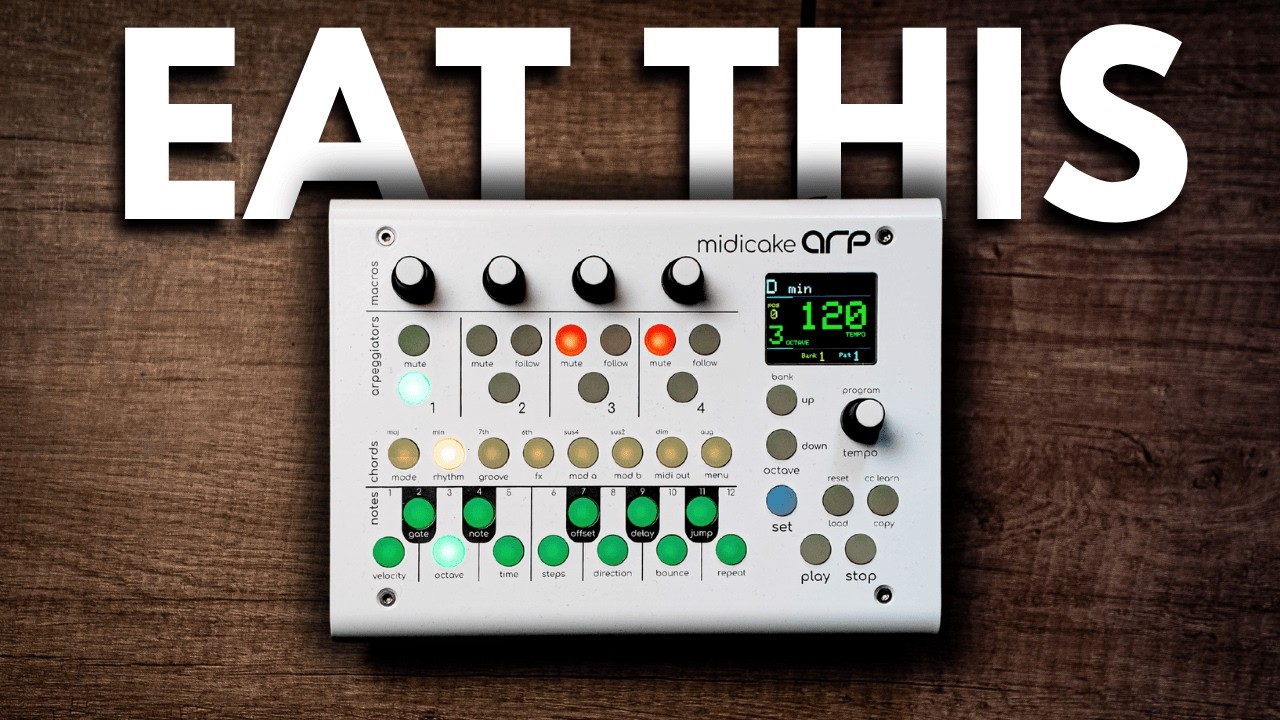 What Happens If You Mix Stunning Sequences and Amazing Arpeggios? Midicake ARP