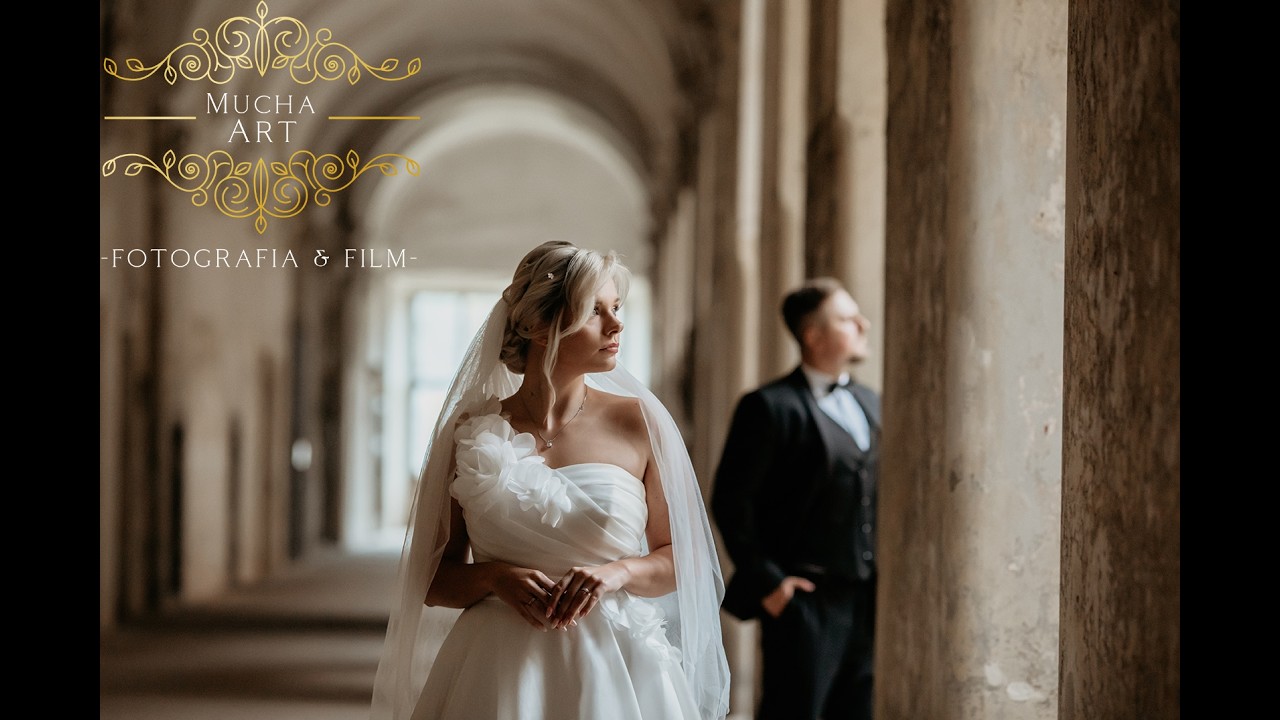 FILMOWY ŚLUB | Eliza i Mateusz | Wesele Pałac we Wróblewie | Sesja ślubna Zakon Cystersów w Lubiążu