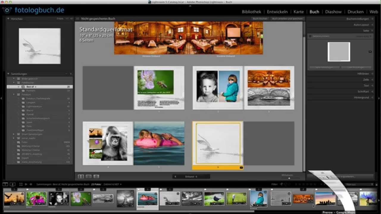 Lightroom meine Arbeitsweise, Teil 26 - Fotobuch erstellen