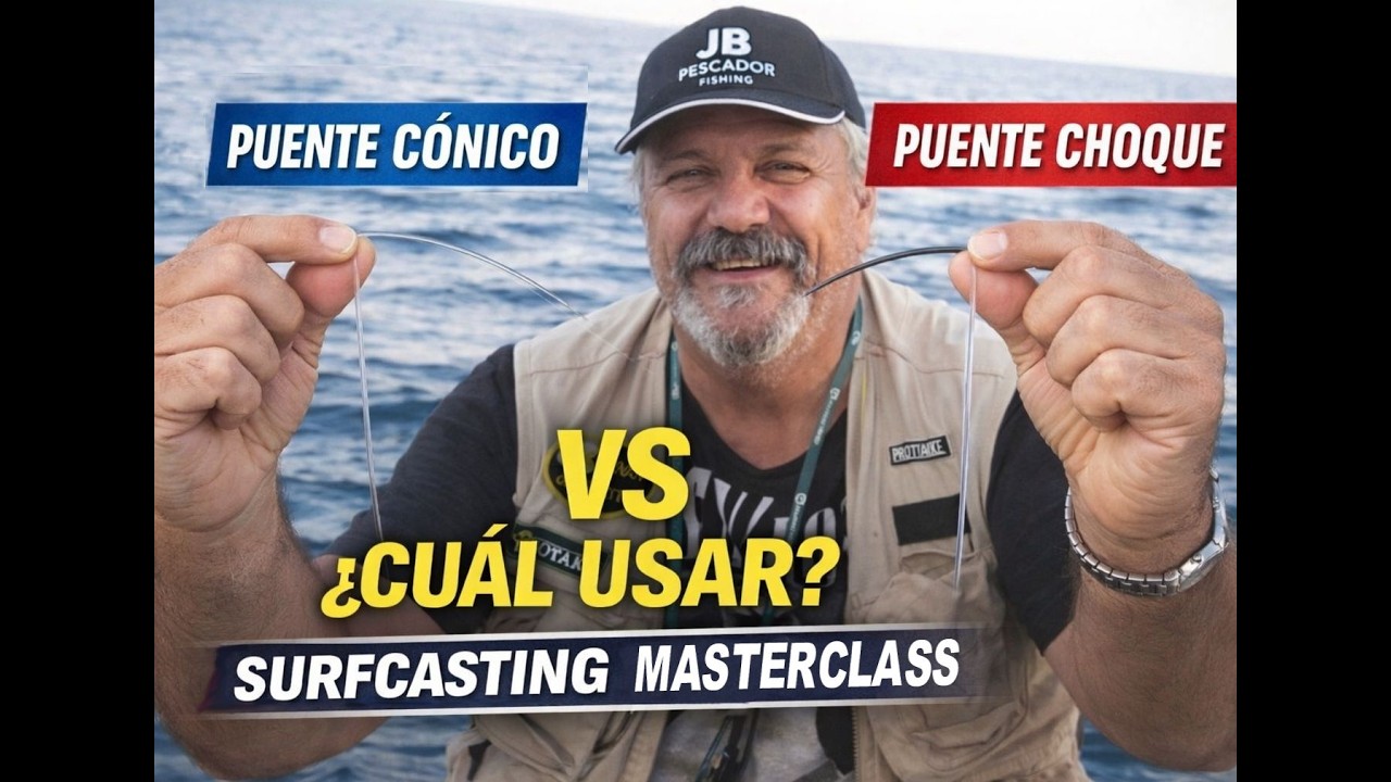QUÉ PUENTE USAR SEGUN EL ESTADO DEL MAR - PUENTE CÓNICO vs PUENTE DE CHOQUE #lineadepesca #fishing