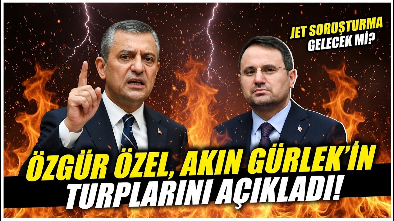Özgür Özel, Akın Gürlek'in turplarını açıklıyor! Jet hızıyla soruşturma gelecek mi? #canlıyayın