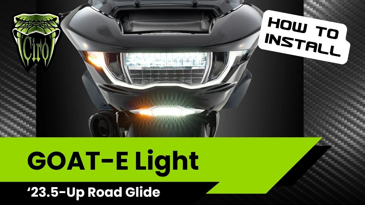 GOAT-E Light | '23-5-UP Road Glide | How to Install | Ciro