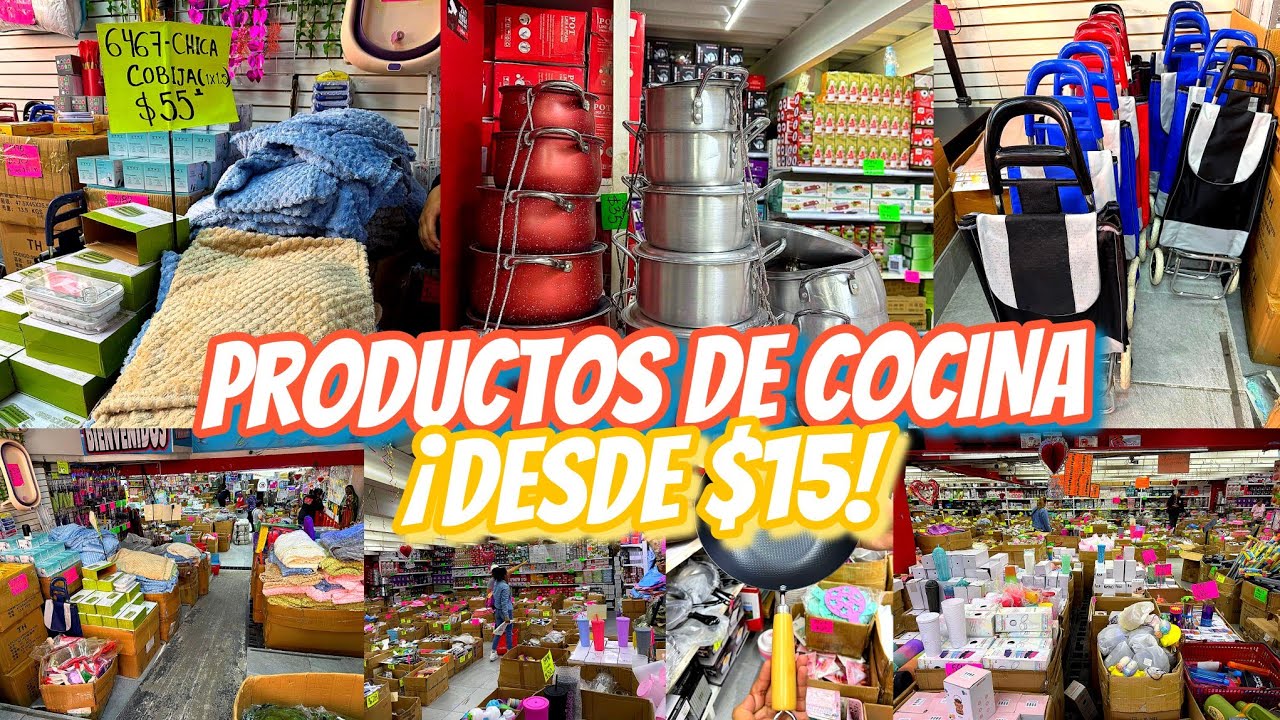 Tienda CHINA de COCINA ¡DESDE $15 PESOS! 🍳 Ollas, Comales, Trastes, Utensilios..