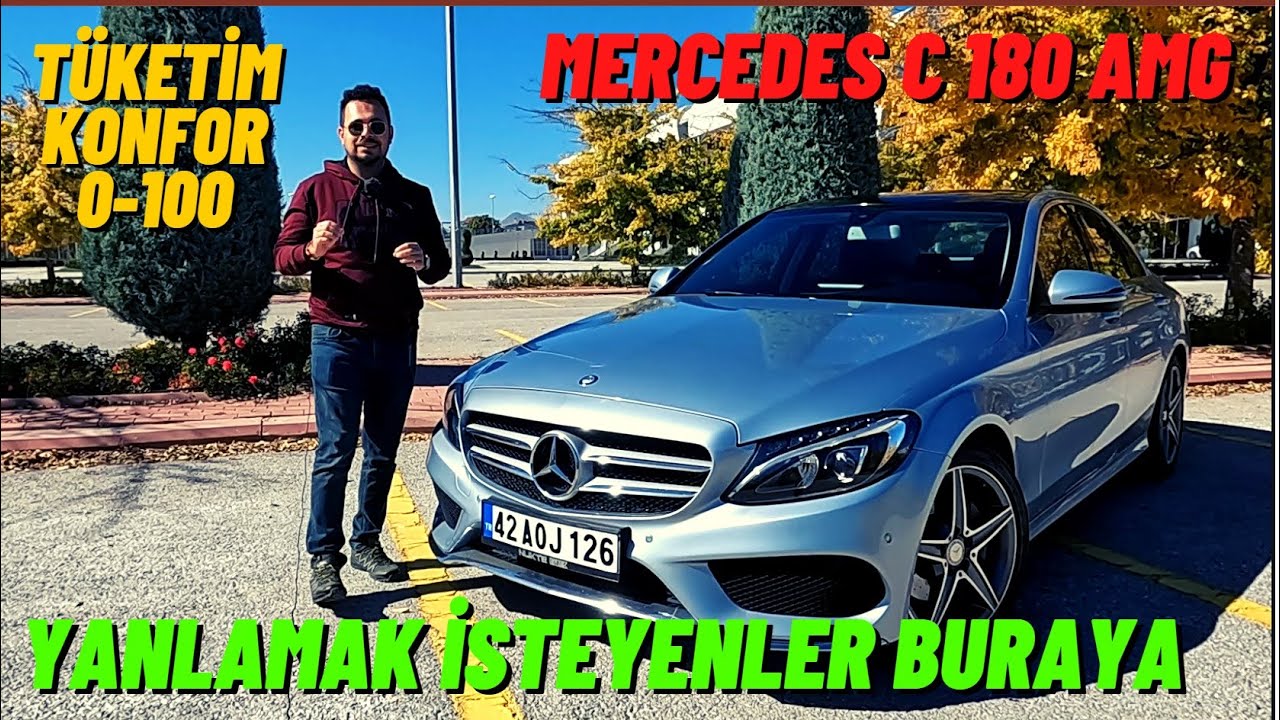 Mercedes C180 AMG İnceleme / W205 Bu Araba Yakmıyor İçiyor Resmen !