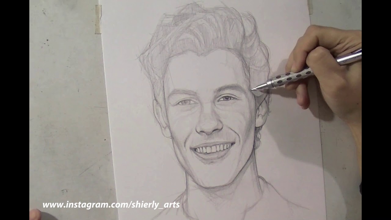 Two Hours Sketch of SHAWN MENDES