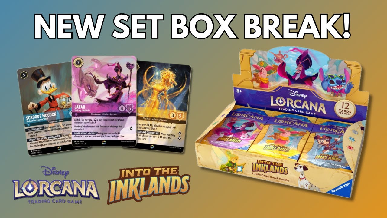 DISNEY LORCANA INTO THE INKLANDS HAS ARRIVED! Exploring the new set!