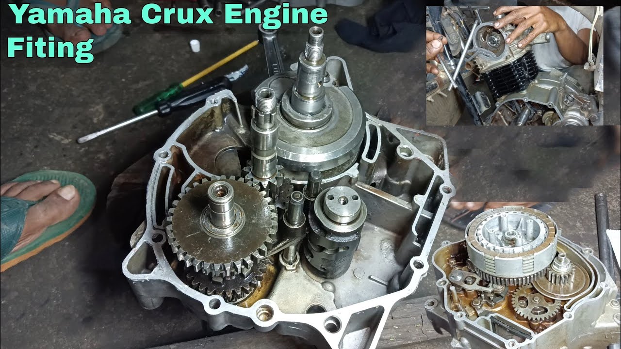 Yamaha Crux Engine Fitting||Crux Engine Repair part 2