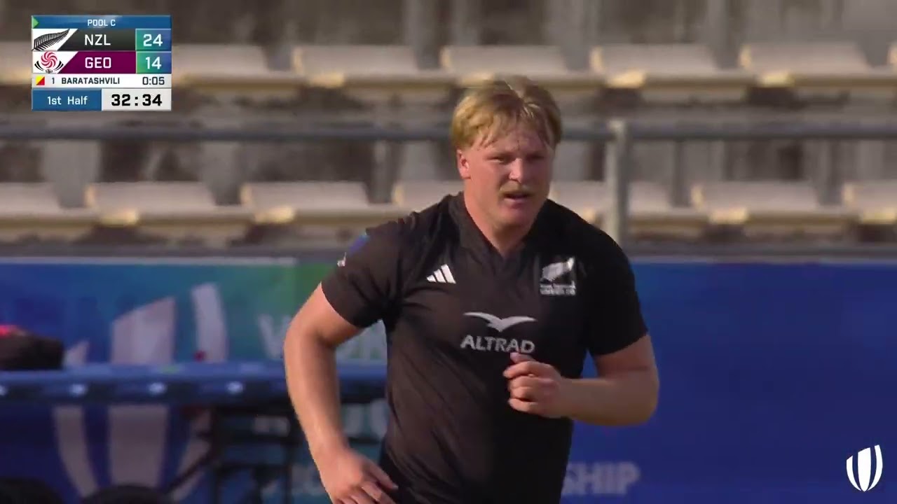New Zealand U20 vs  Georgia U20   Match Highlights