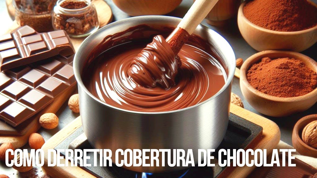 Cómo derretir cobertura de Chocolate / Cobertura de Chocolate para Helados