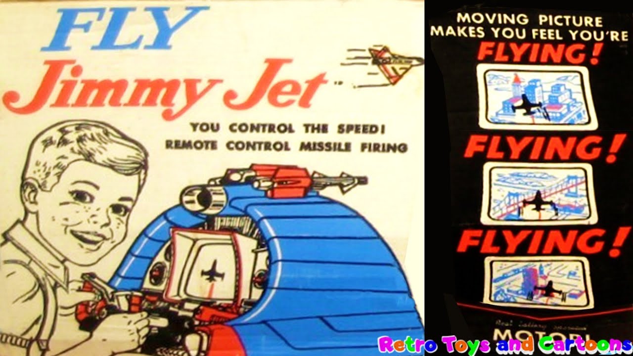 Fly Jimmy Jet Deluxe Reading Commercial Retro Toys and Cartoons