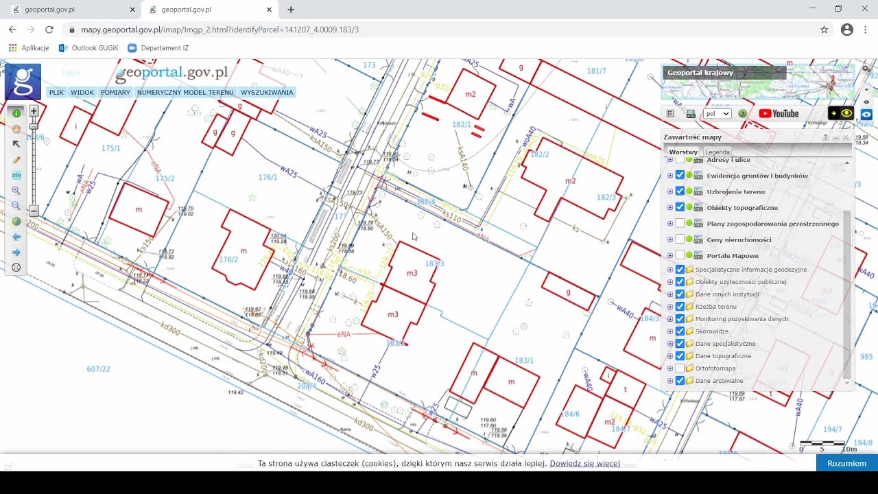 Linkowanie z parametrem identifyParcel