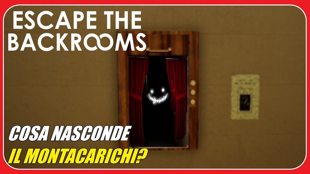 COSA NASCONDE IL MONTACARICHI? - Escape The Backrooms ITA (Serata Indie Horror)