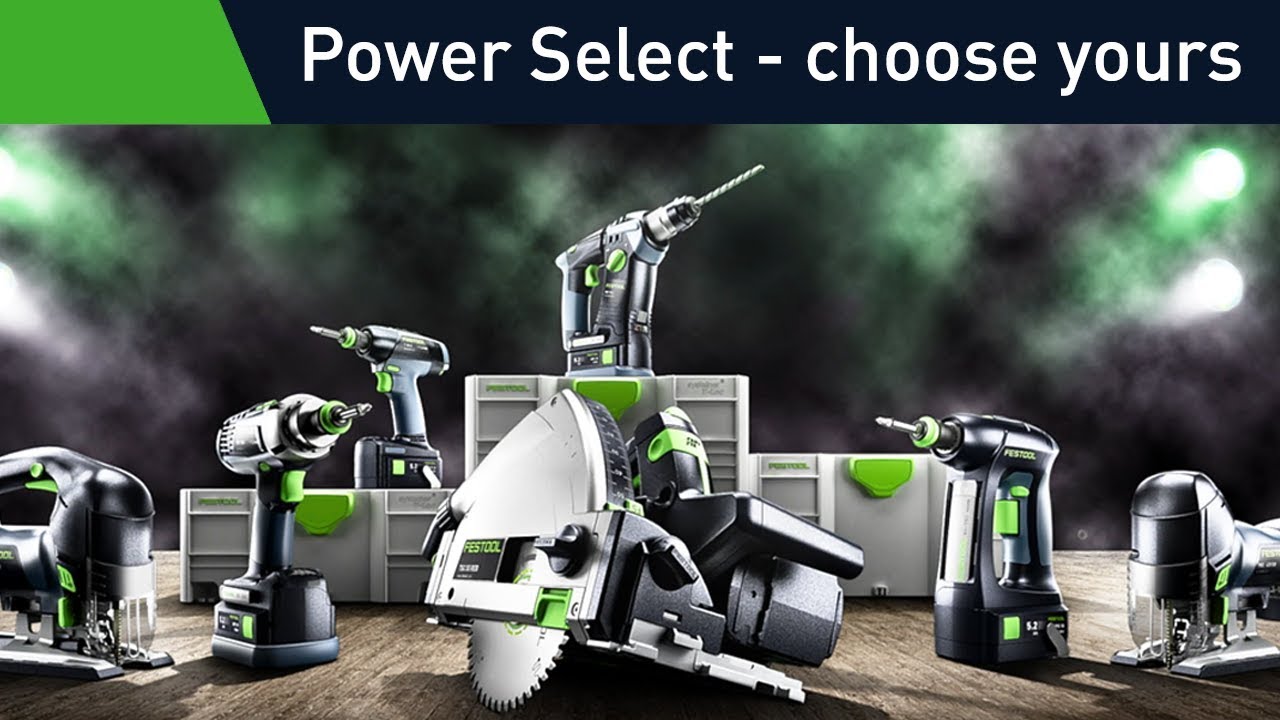 Festool PowerSelect: Cordless tools as you want them