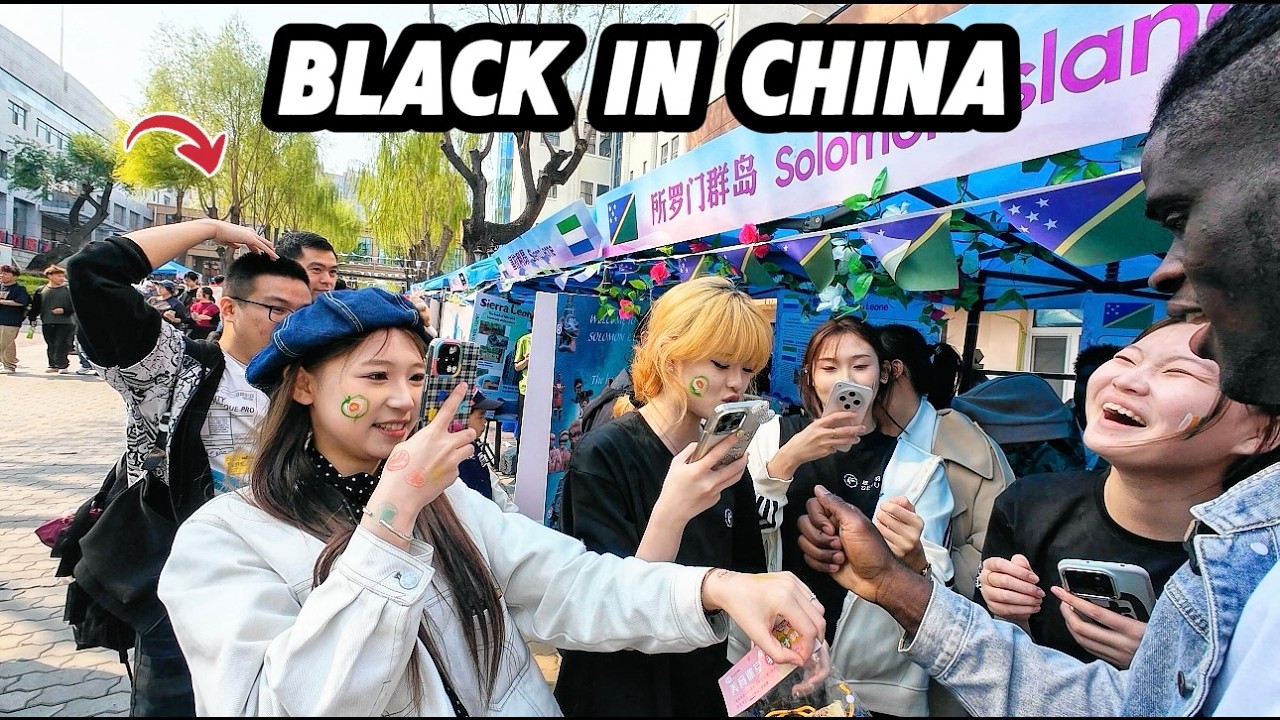 Chinese girls went CRAZY hearing a black guy speak perfect chinese..
