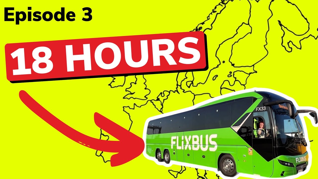 18 HOURS on one bus!! Mystery Country Travel Challenge | EPISODE 3