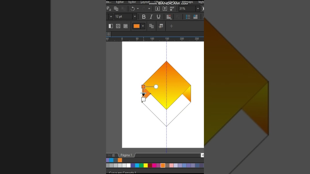 KOTAK 3D #auladecoreldraw #criarartenocorel#coreldraw #tutorialcoreldraw  #designergrafico