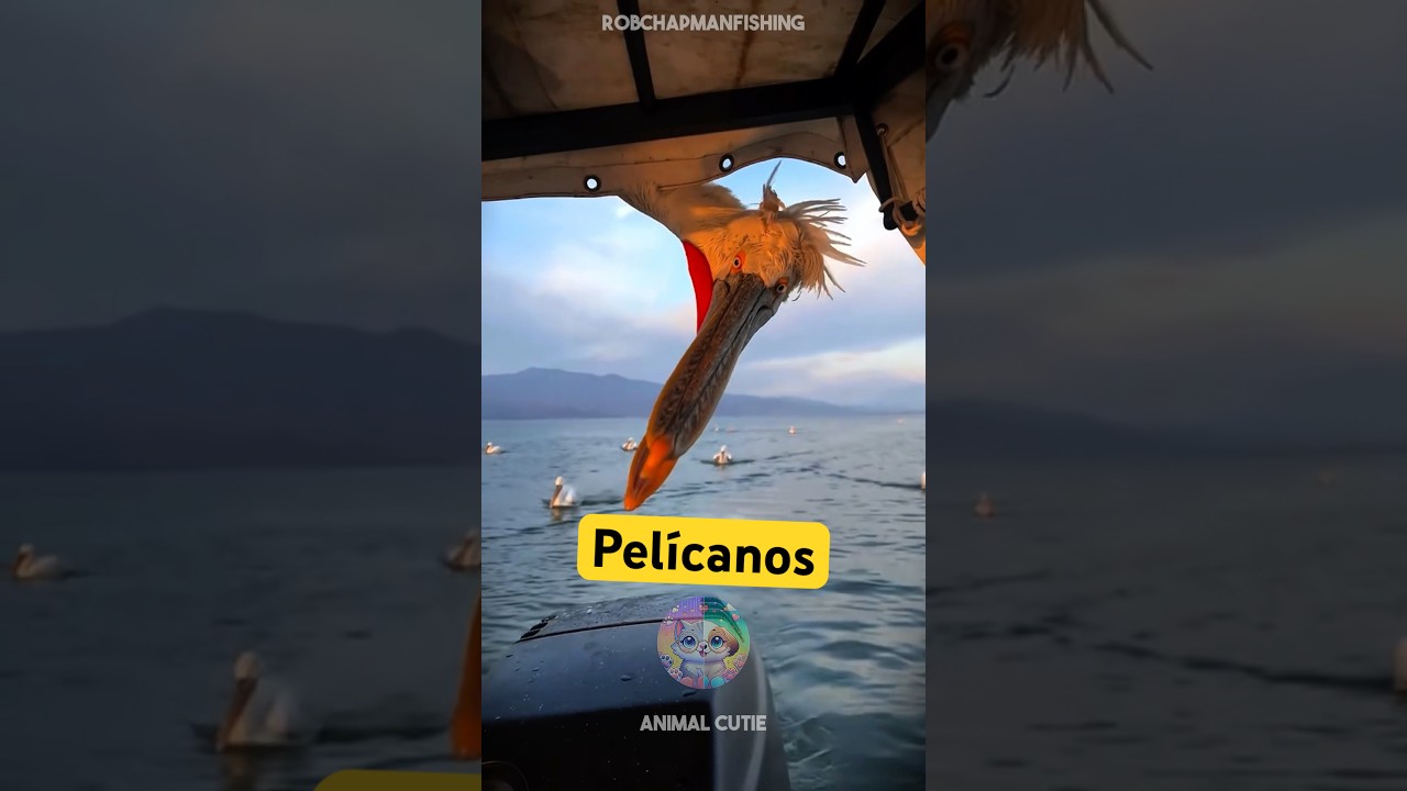 Pel&iacute;canos. Animales tiernos. #mascotas #animales #pelicano  #tierno #animalestiernos