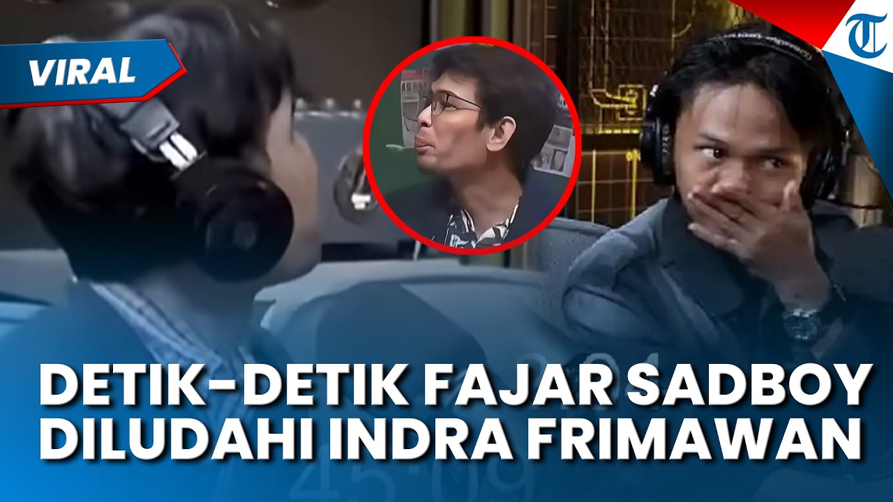 TAK ETIS! DETIK DETIK Fajar Sadboy Diludahi Komika Indra Frimawan saat Podcast, Auto Banjir Kecaman