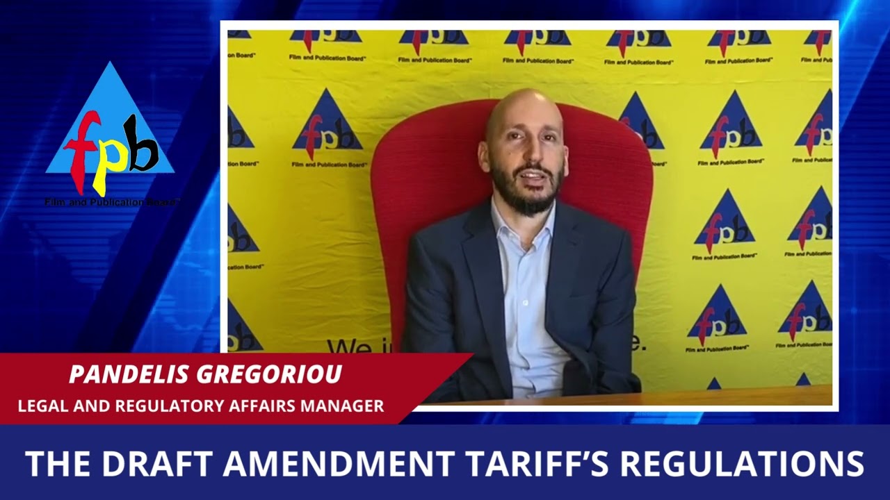 Tariffs Regulations - Draft Regulatory Instruments