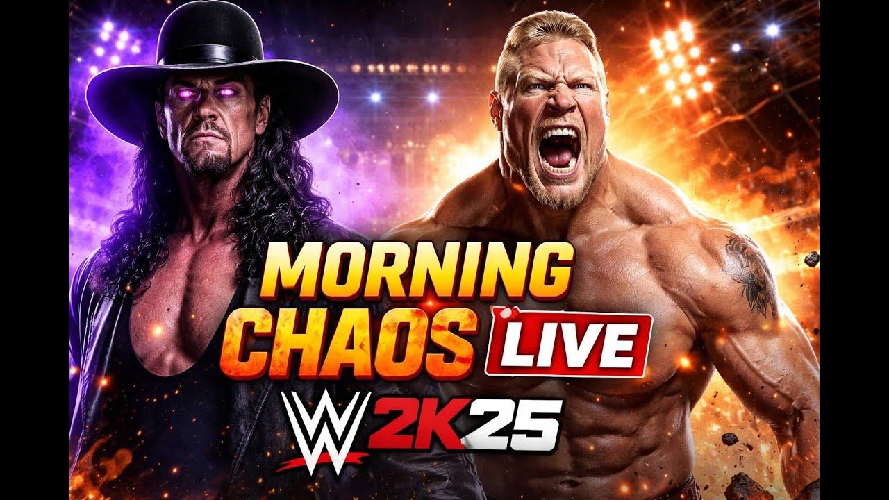 🔴 Morning Chaos LIVE | WWE 2K25 Gauntlet Match 🔥
