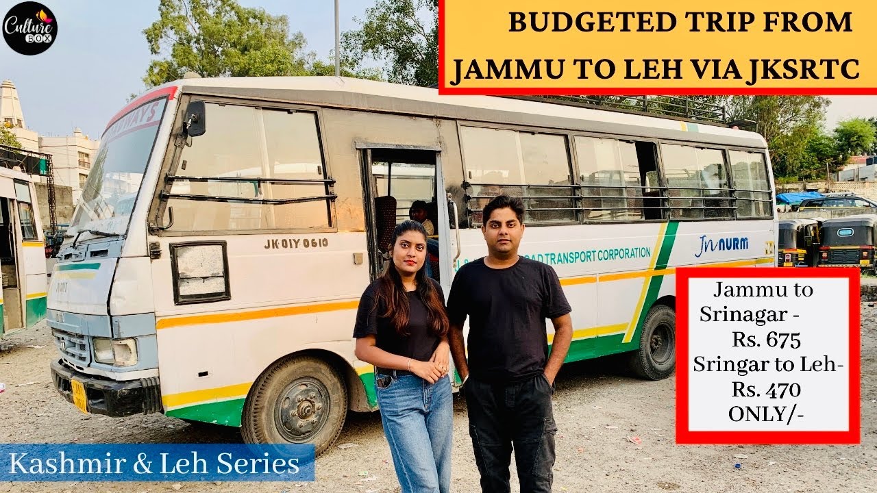 Ep-08 Budgeted Jammu to Leh bus route journey via JKSRTC- Par plan mae hua kuch sudden change ....
