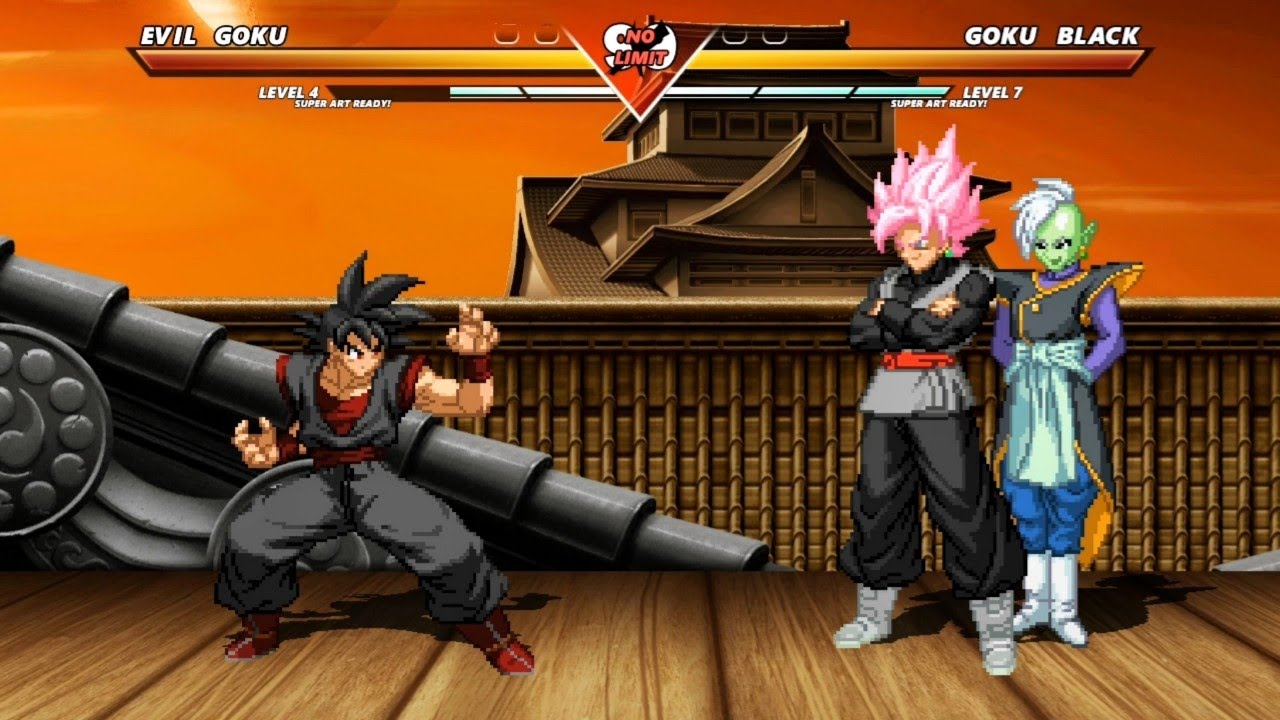 EVIL GOKU vs GOKU BLACK - Highest Level Insane Fight!