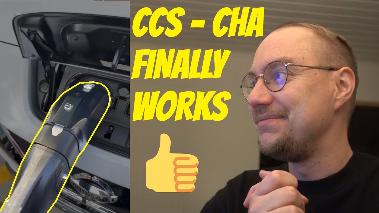 First charge with BETA CCS-Chademo adapter!⚡