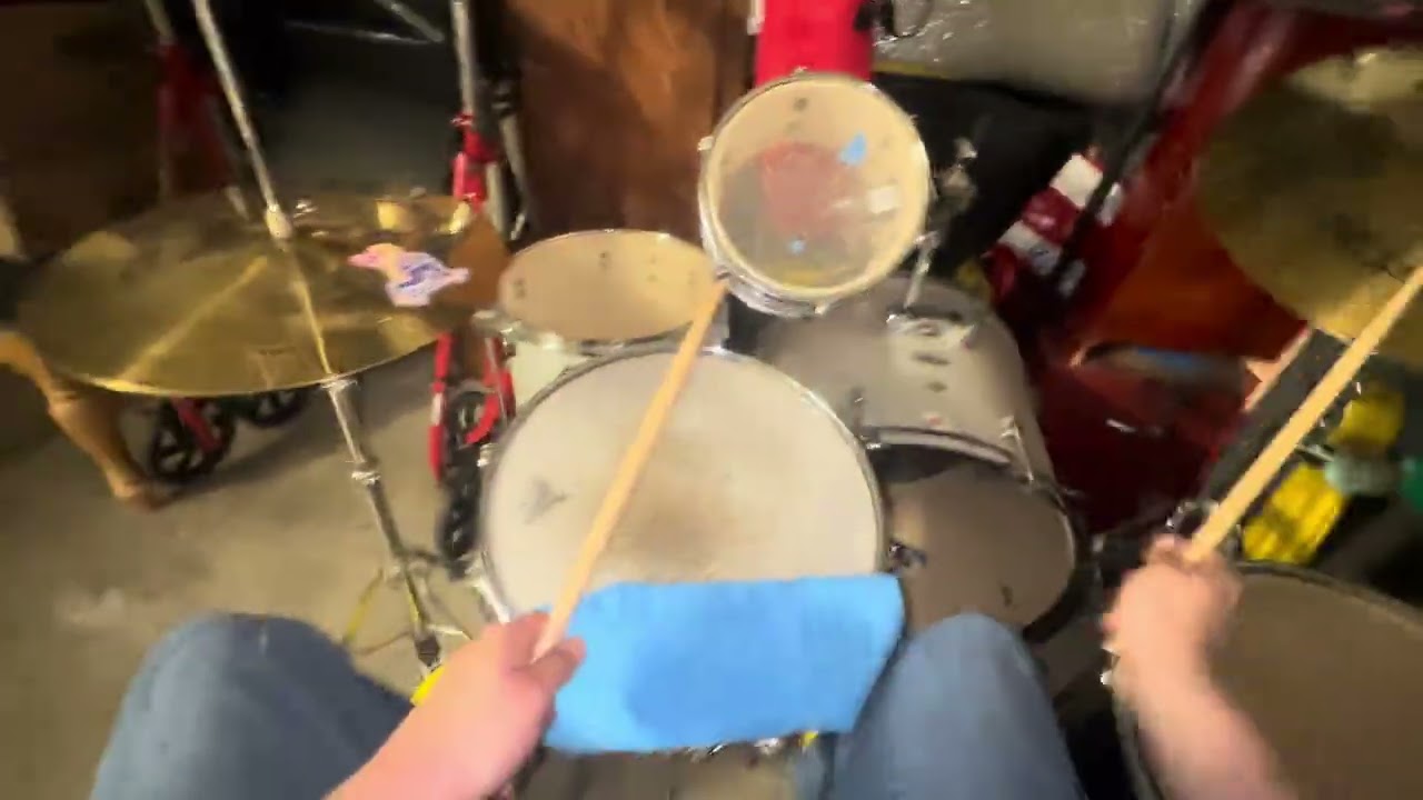TESTING DRUM POV FROM NECK!!