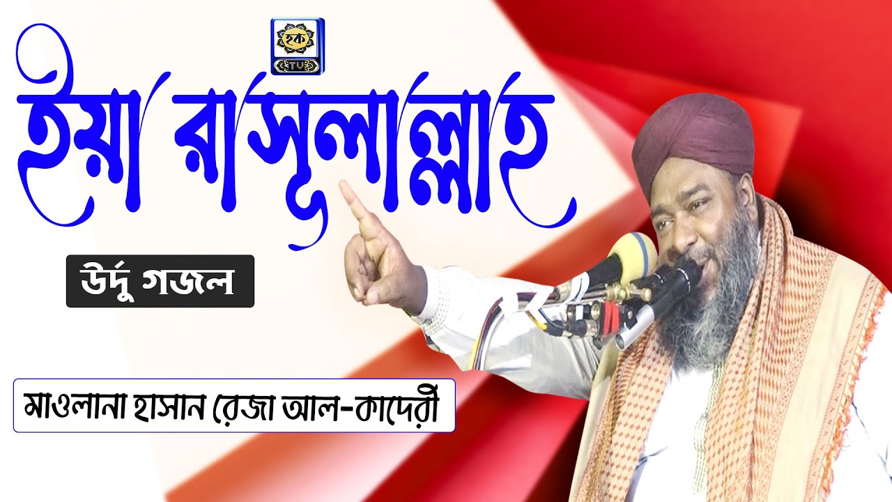 ইয়া রাসূলাল্লাহ। Ya Rasool Allah। অসাধারন উর্দু গজল|Gojol । Mawlana Hasan Reza Qaderi | Hoque TV