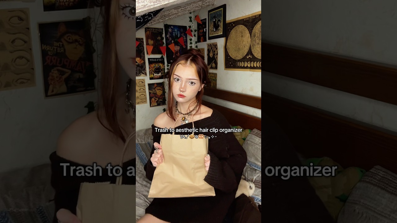 #органайзер для заколок для волос своими руками🍃