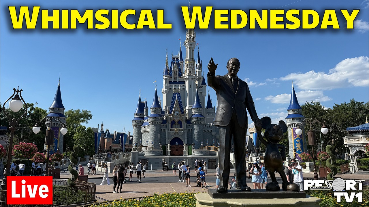 🔴Live: Whimsical Wednesday at Magic Kingdom - 6-3-26 - Walt Disney World Live Stream