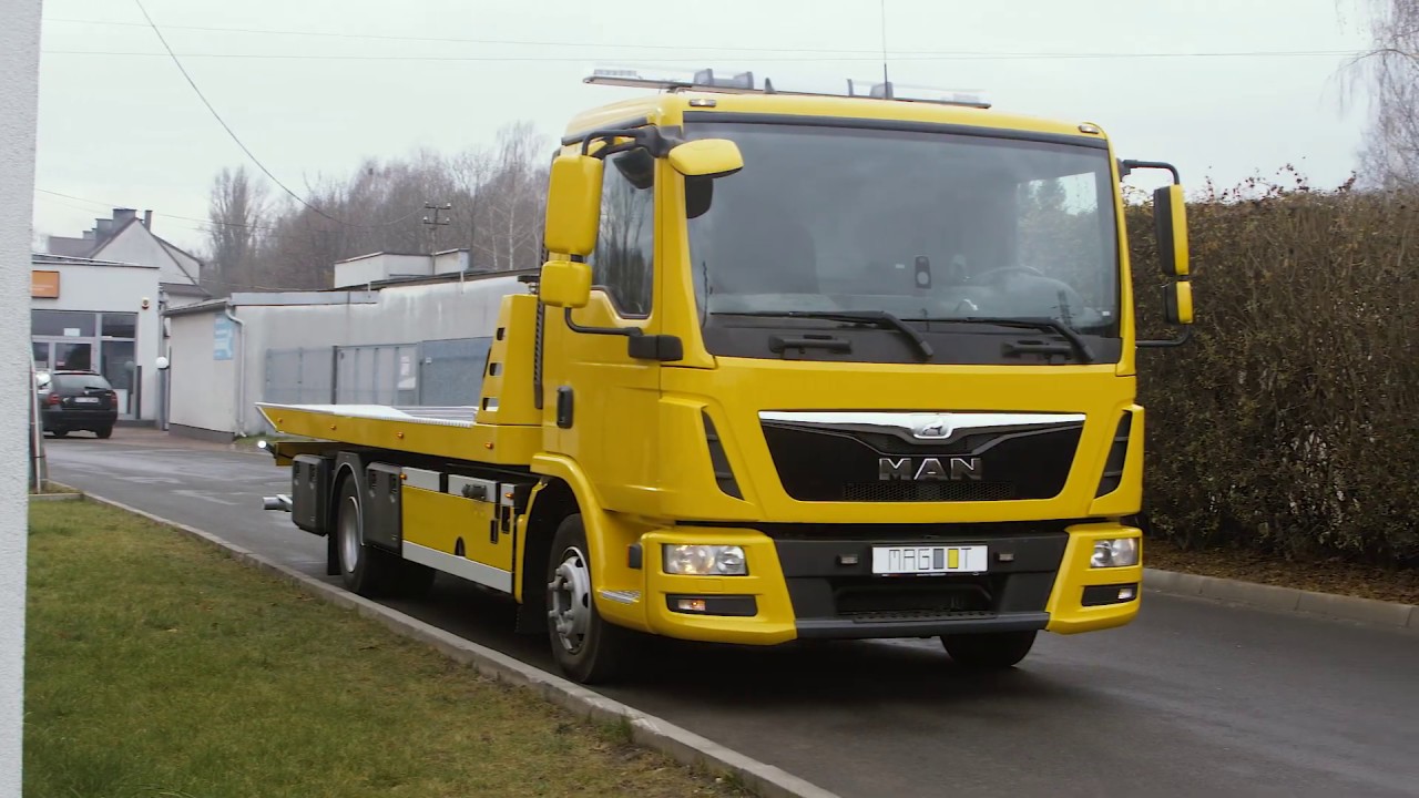 Zabudowa hydrauliczna MAGOOT PH40-S / Abschleppwagen MAN / Recovery truck MAN