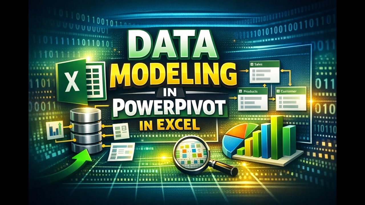Data Modeling in PowerPivot in Excel | Complete Beginner to Advanced Tutorial