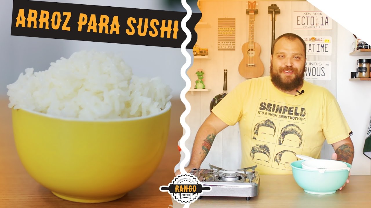 Como fazer arroz para sushi - O mais f&aacute;cil da internet