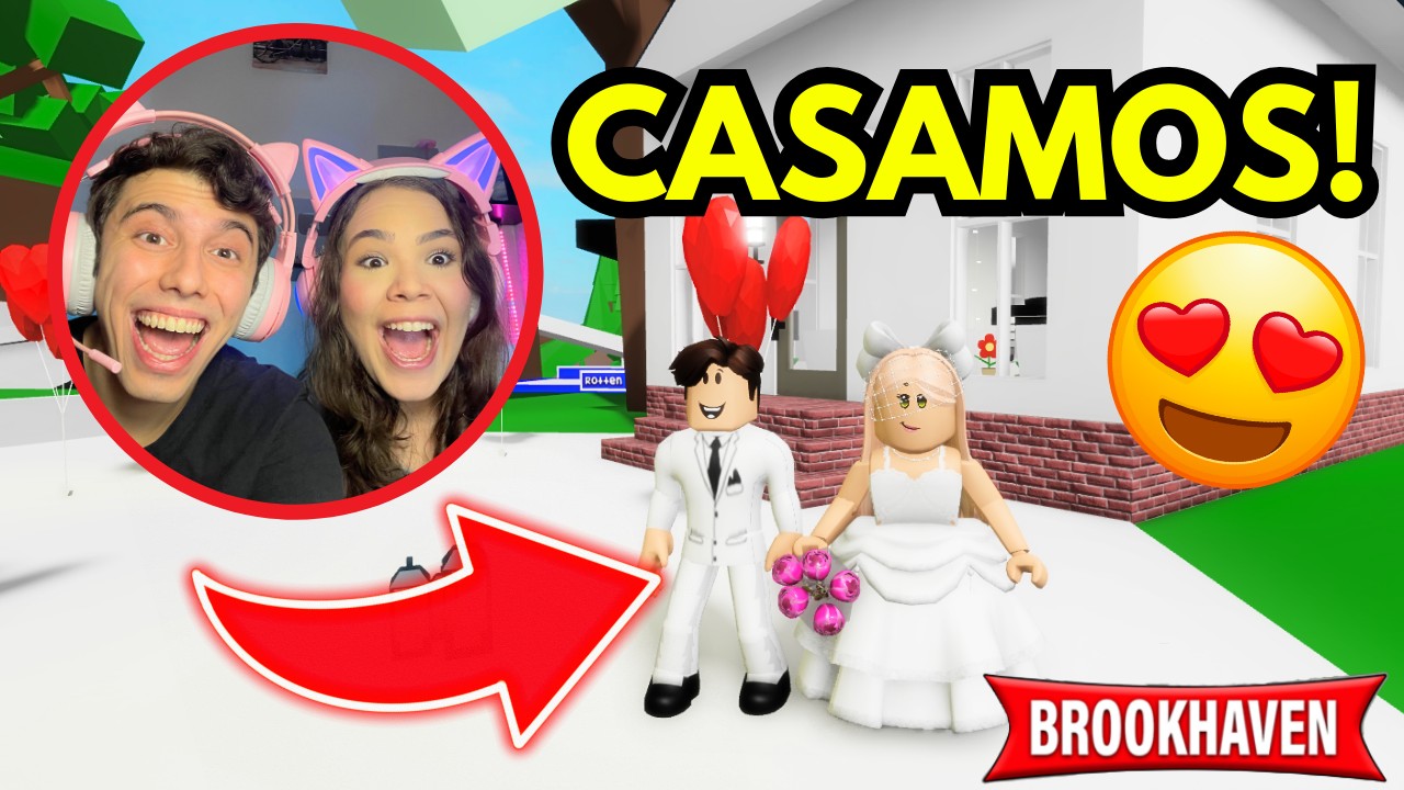 CASAMOS no BROOKHAVEN!😍💍- ROBLOX​ - @sendinblox