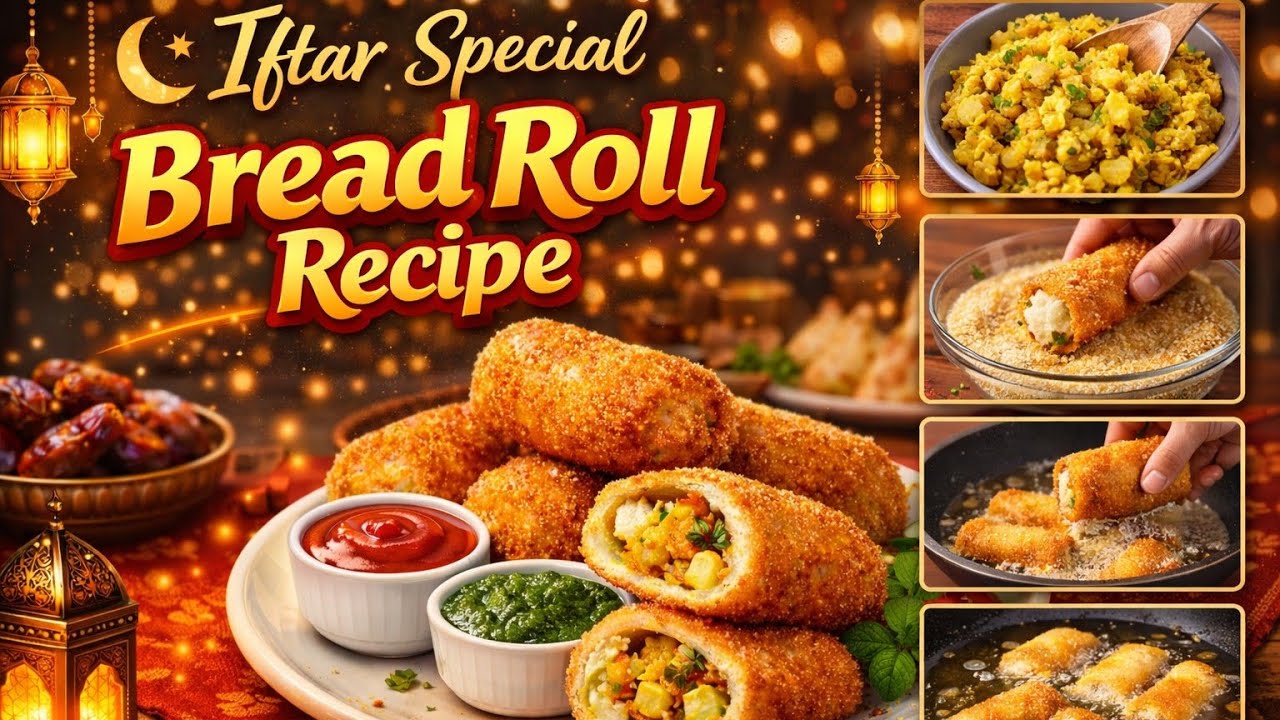 5 Min Iftar Snack 😋| Crispy Aloo Bread Roll Recipe | Bread Roll Recipe | Swad ka safar And Vlogs 