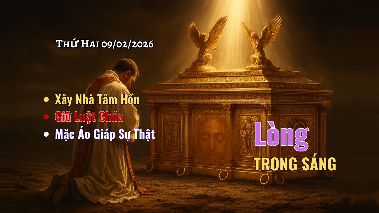 Thứ Hai 09-02-2026 - Xây Nhà Tâm Hồn – Giữ Luật Chúa – Mặc Áo Giáp Sự Thật