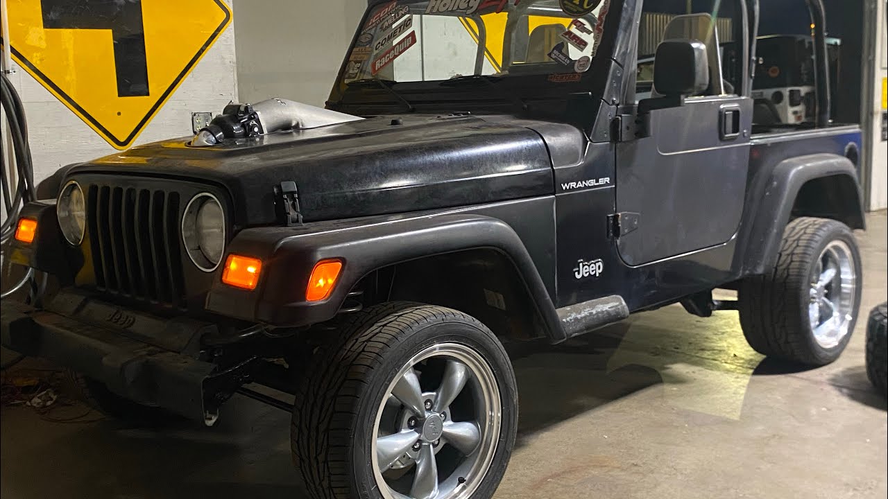Jeeps by Richter Ep.81 Jeep TJ turbo LS gets intercooler tank and battery mount