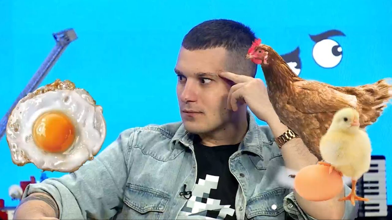 OČIMA DETETA I Reši dilemu 🤔 koja muči svako dete i Davida - šta je starije kokoška🐔 ili jaje 🥚🍳?